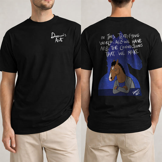 T-SHIRT CAR BO NERE stampa fronte e retro #chooseurcolor