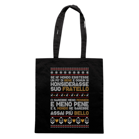 CUC SHOPPER Poesia Natalizia - PERSONAGGI FAMOSI - Natale - Patchani - #chooseurcolor