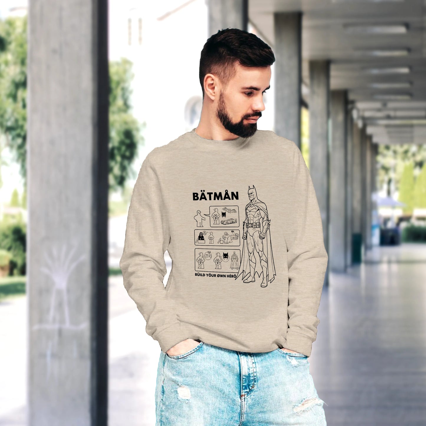 CUC GIROCOLLO BATMAN BUILD YOUR HERO - Unisex - FILM - Cult - Divertente - #chooseurcolor