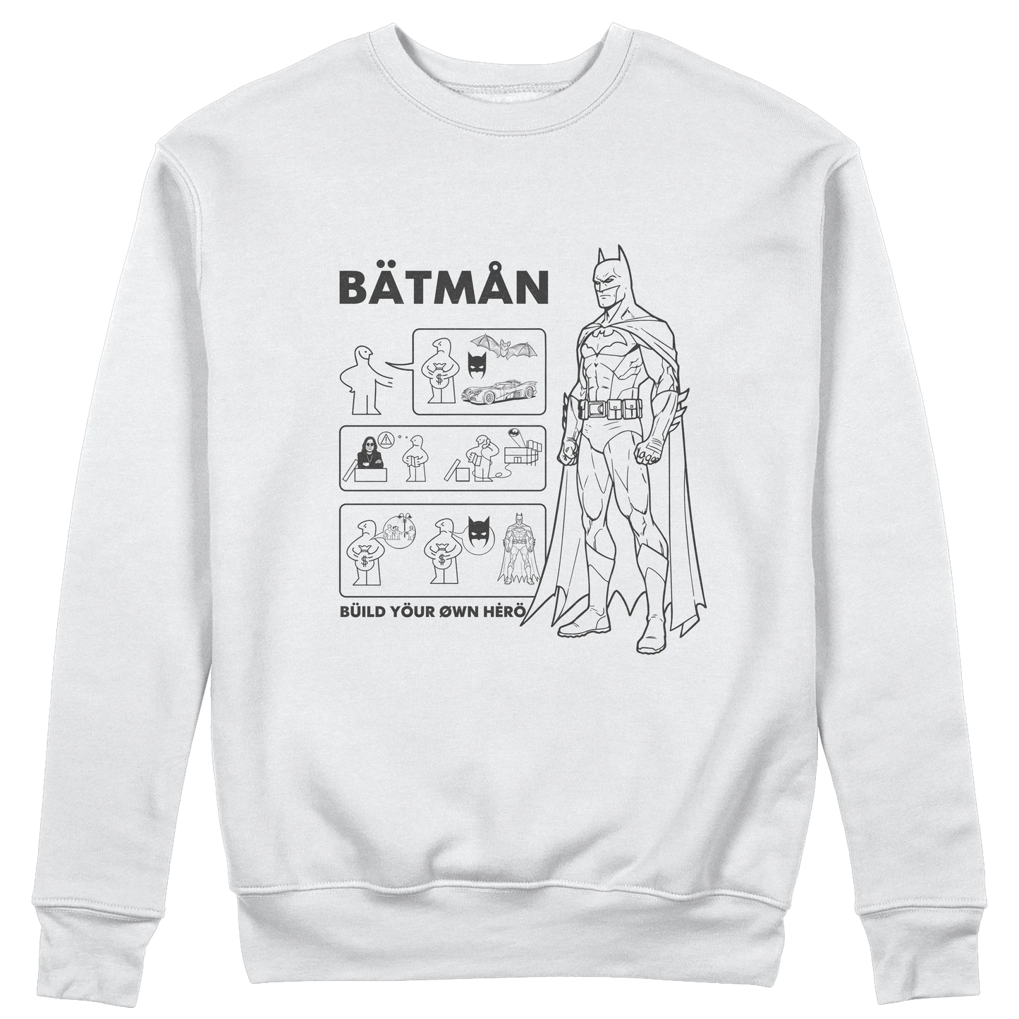 CUC GIROCOLLO BATMAN BUILD YOUR HERO - Unisex - FILM - Cult - Divertente - #chooseurcolor