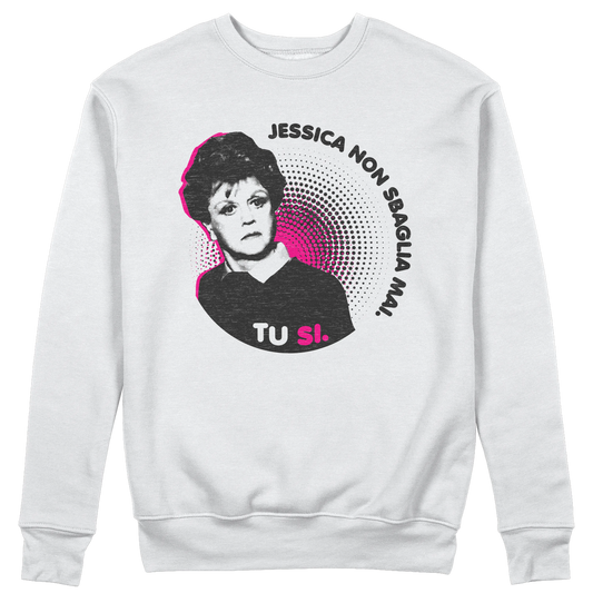 CUC GIROCOLLO Jessica non sbaglia mai - Unisex - Jessica Fletcher - PERSONAGGI FAMOSI - Divertente - Crime - #chooseurcolor