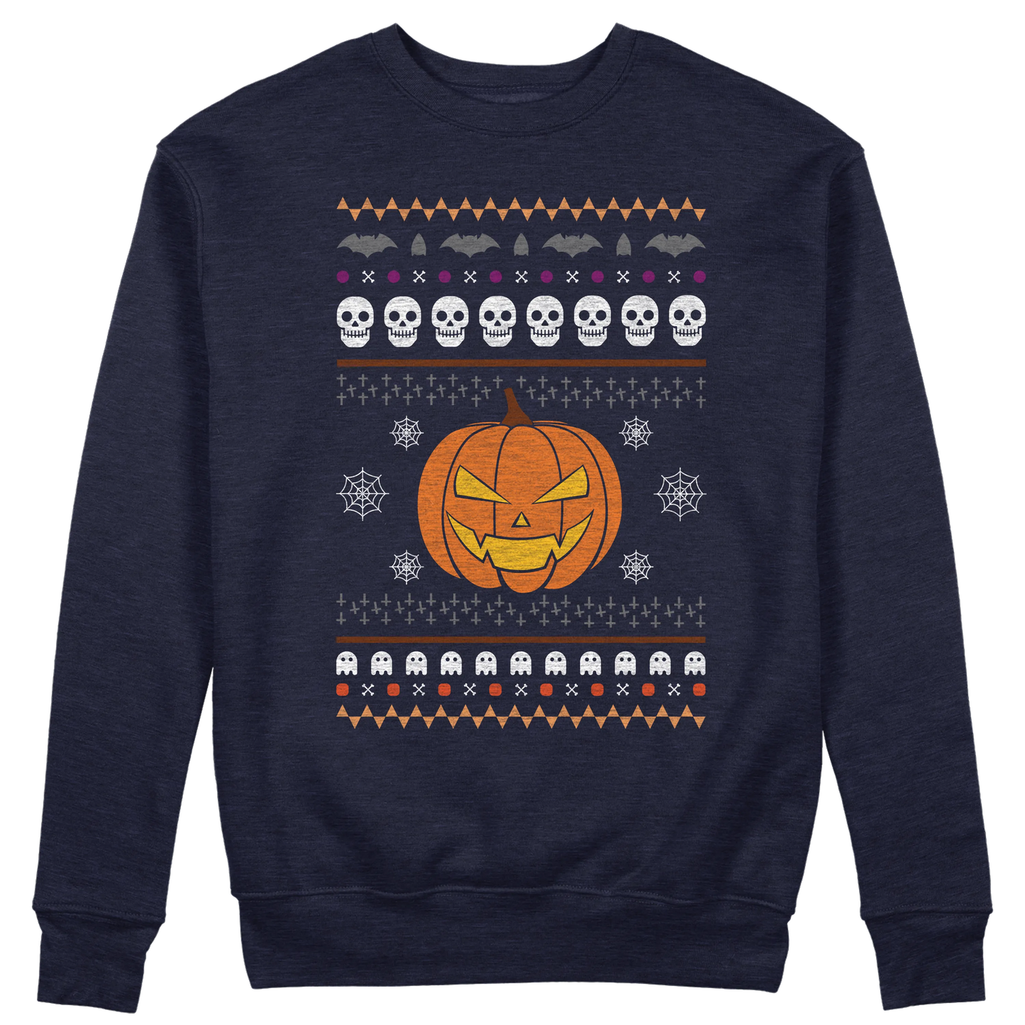 CUC GIROCOLLO Ugly Halloween Sweater - Unisex - Divertente - Spooky Season - #chooseurcolor