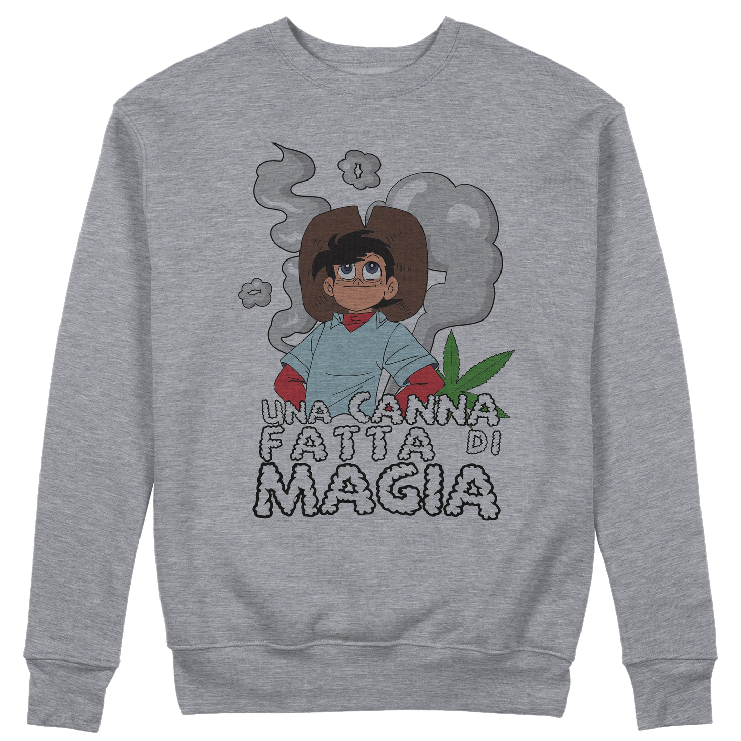 CUC GIROCOLLO Una canna fatta di magia - Unisex - ANIME MANGA - Divertente - #chooseurcolor