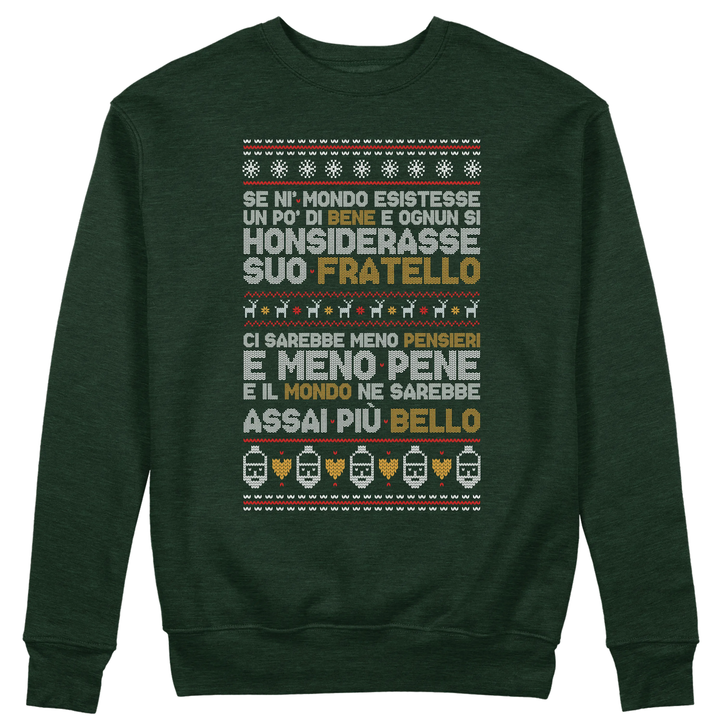 CUC GIROCOLLO Poesia Natalizia - Unisex - PERSONAGGI FAMOSI - Natale - Patchani - #chooseurcolor