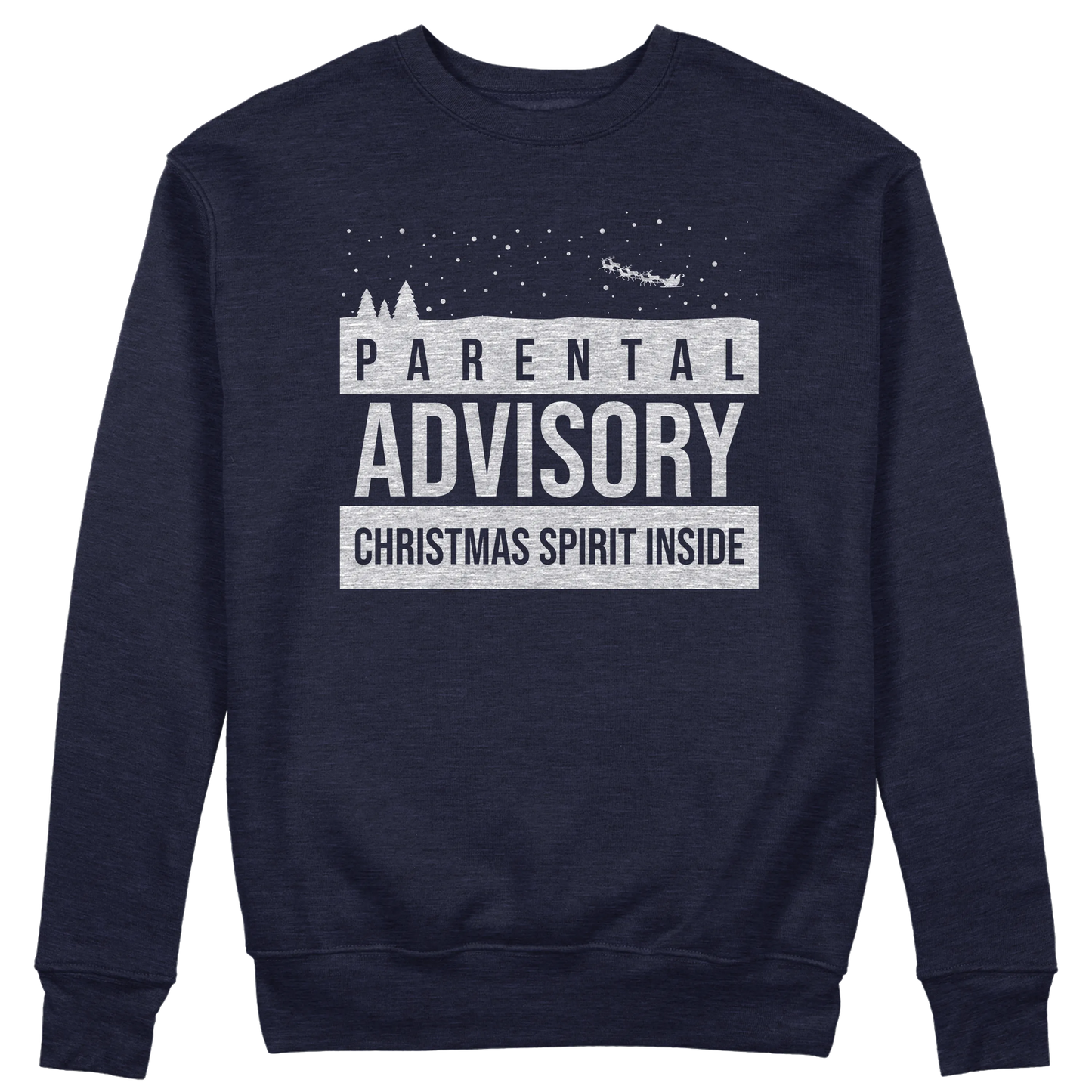 CUC GIROCOLLO Parental Advisory Christmas Spirit Inside - Unisex - Natale - Divertente - #chooseurcolor