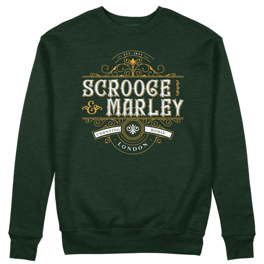 CUC GIROCOLLO Scrooge & Marley Counting House - Unisex - NATALE - PERSONAGGI FAMOSI - Charles Dickens - Canto di Natale - #chooseurcolor