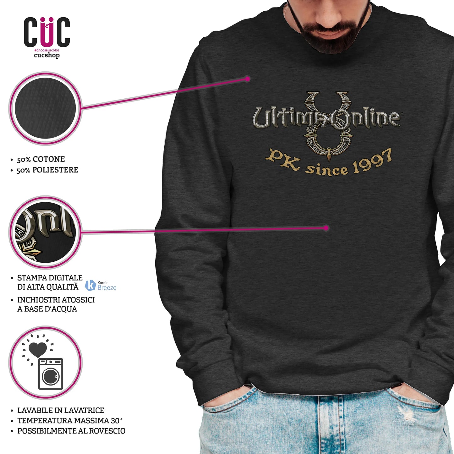 CUC GIROCOLLO Ultima Online PK since 1997 - Unisex - Game - MMORPG - RPG - #chooseurcolor