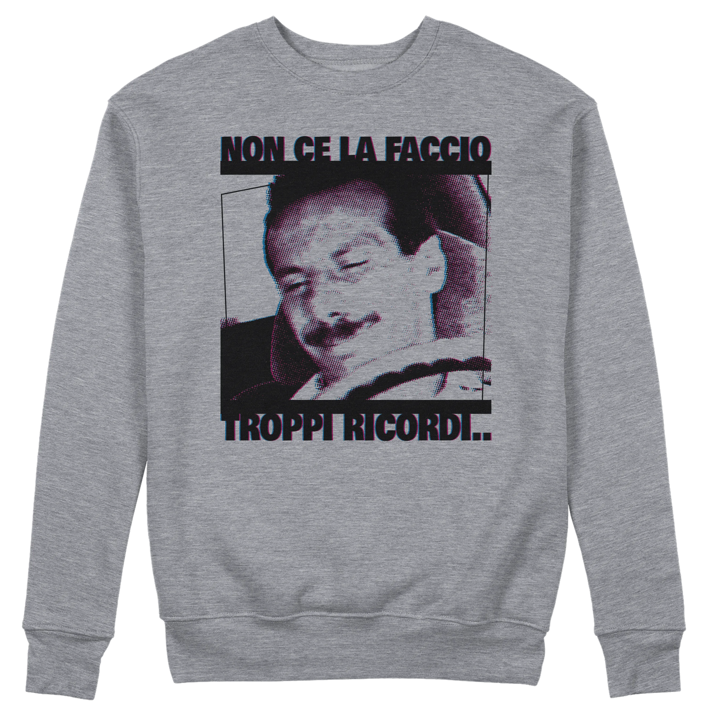 CUC GIROCOLLO TROPPI RICORDI - Unisex - PERSONAGGI FAMOSI - FILM - Pop Art - Divertente - Non ce la faccio - #chooseurcolor