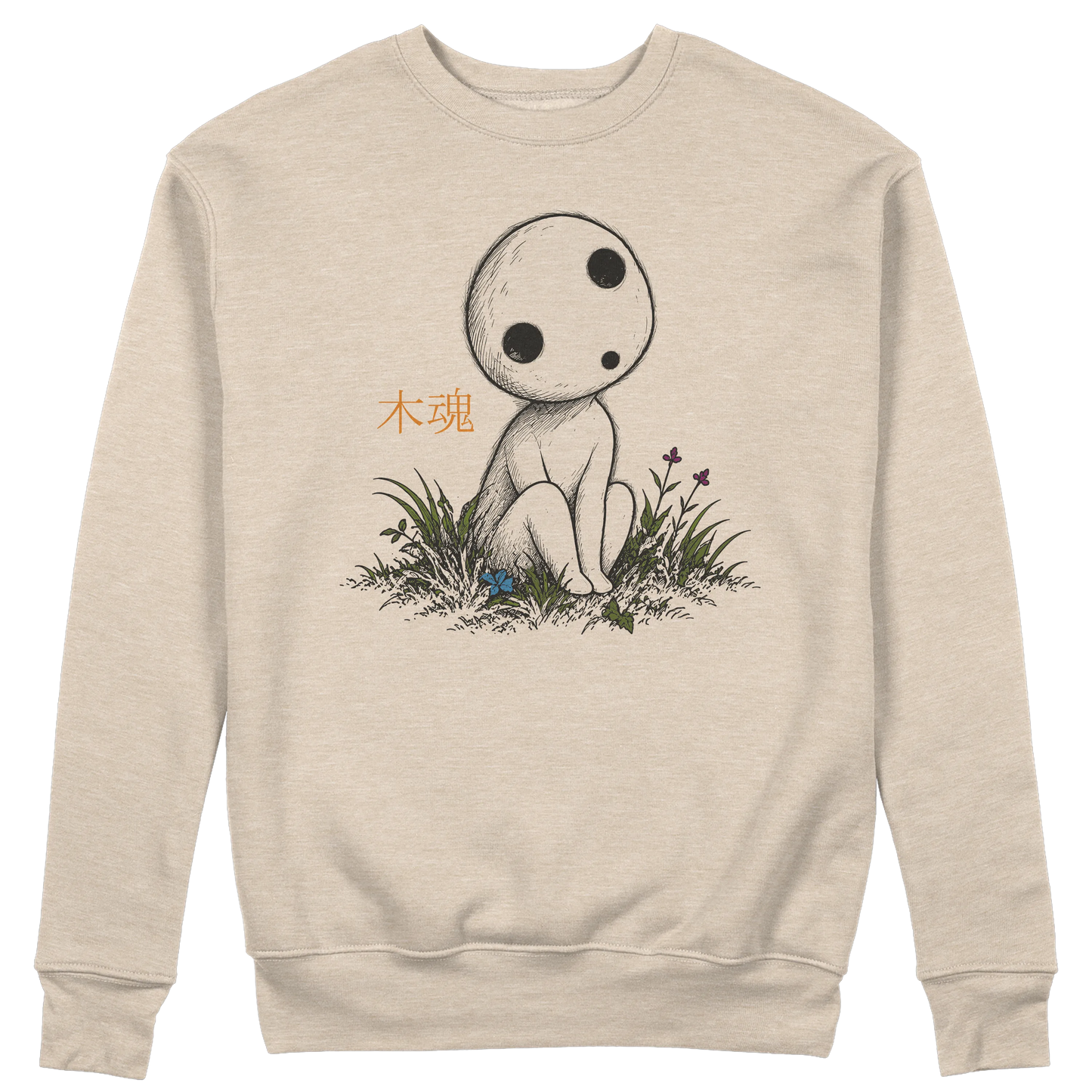 CUC GIROCOLLO KODAMA Spirito degli alberi - Unisex - ANIME MANGA - PERSONAGGI FAMOSI - Giappone - Folklore - #chooseurcolor