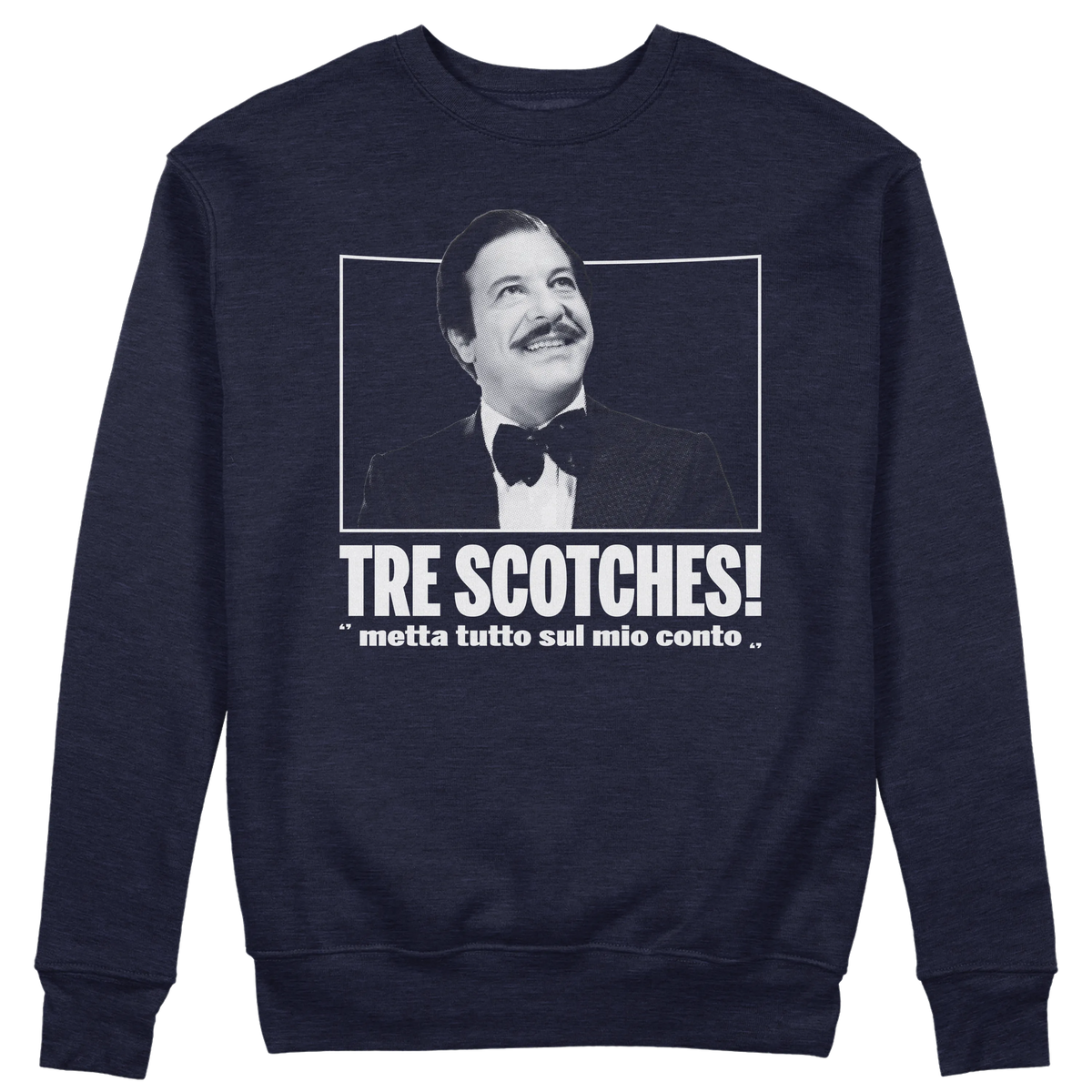 CUC GIROCOLLO TRE SCOTCHES! - Unisex - FILM - Calboni - Fantozzi - Cult - Citazione - #chooseurcolor