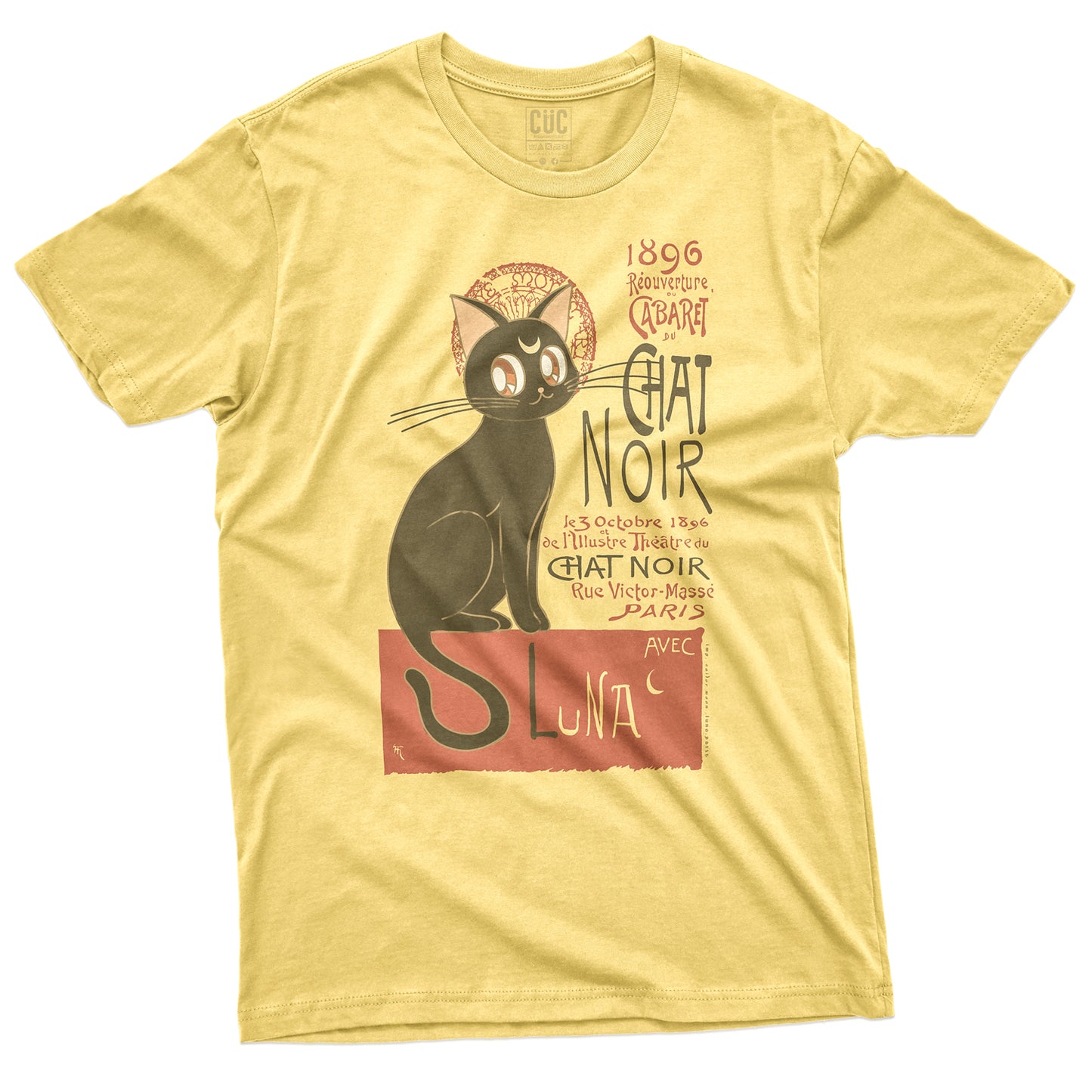 CUC T-Shirt LUNA - Noir - Sailor - Cartoon - #chooseurcolor