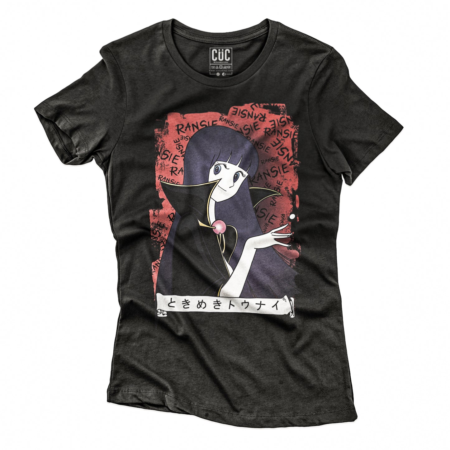CUC T-Shirt RANSIE BLACK - Ransie la Strega - Cartoon Anni 80 #chooseurcolor