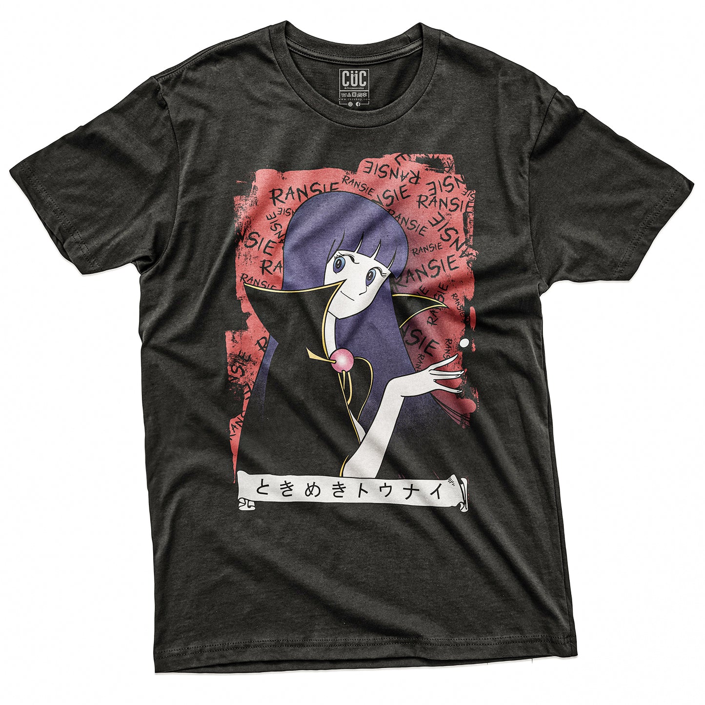 CUC T-Shirt RANSIE BLACK - Ransie la Strega - Cartoon Anni 80 #chooseurcolor