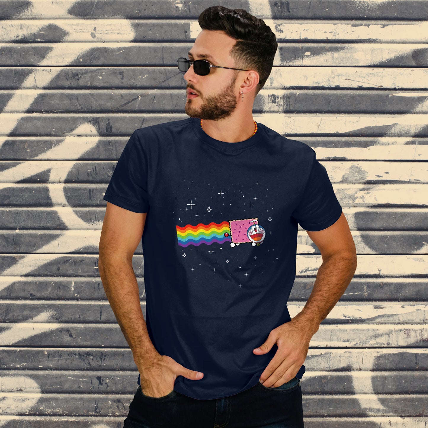 CUC T-SHIRT Nyan Doraemon - ANIME MANGA - Divertente - Gif - #chooseurcolor