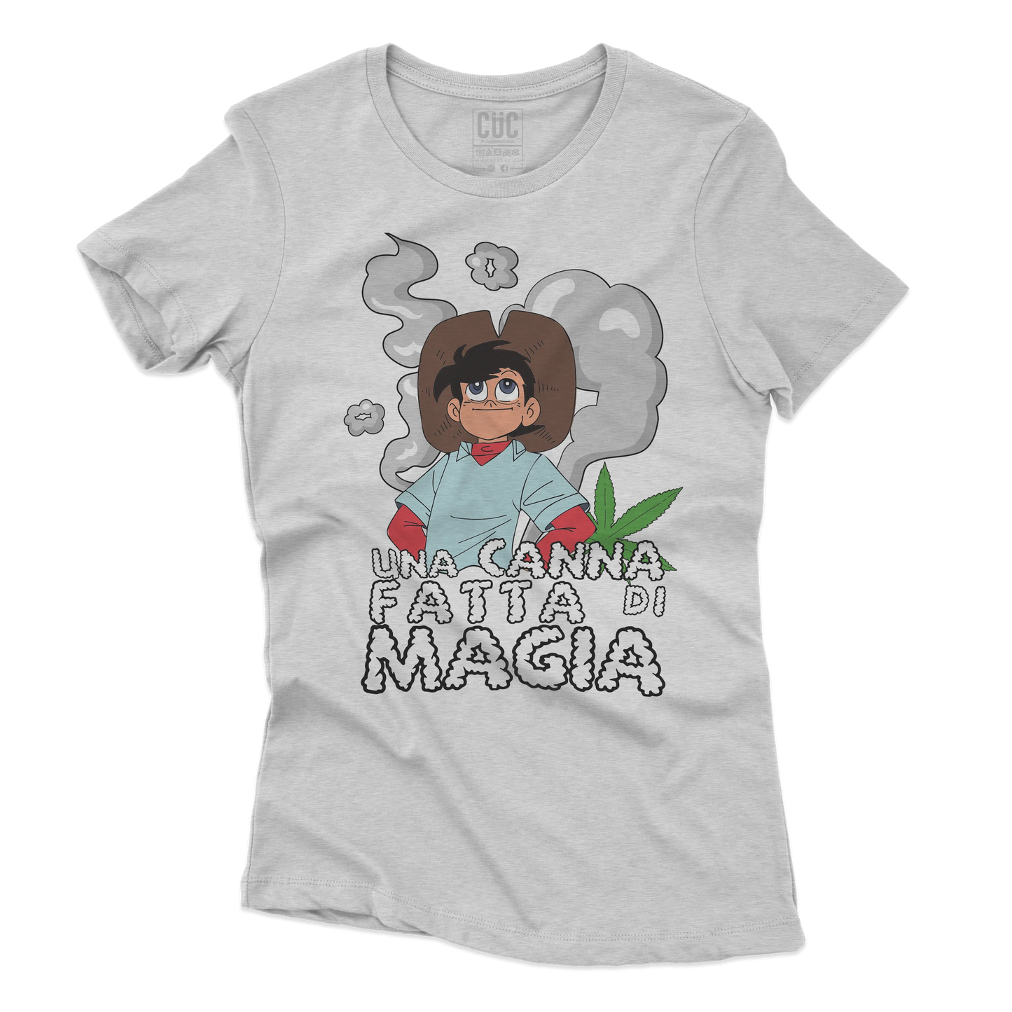 CUC T-SHIRT Una canna fatta di magia - ANIME MANGA - Divertente - #chooseurcolor