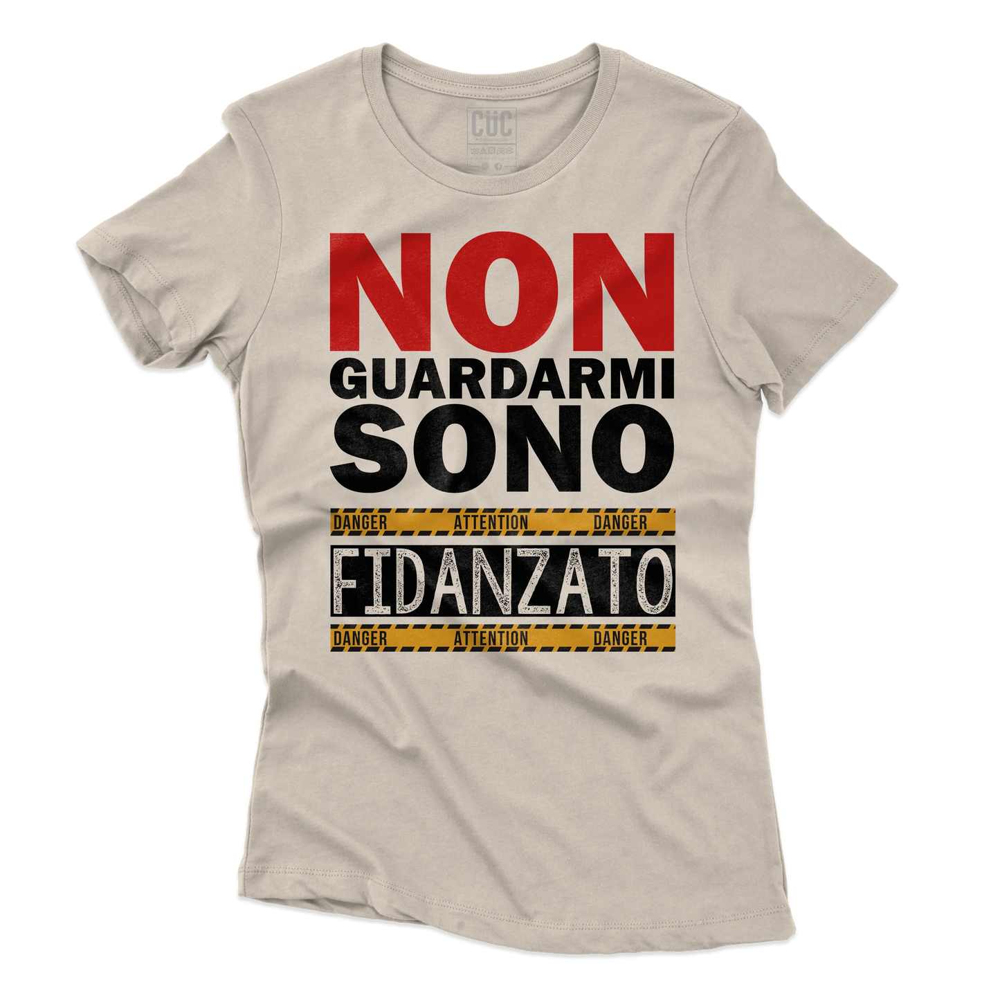 CUC T-SHIRT Non guardarmi sono fidanzato - SAN VALENTINO - Divertente - Regalo - #chooseurcolor