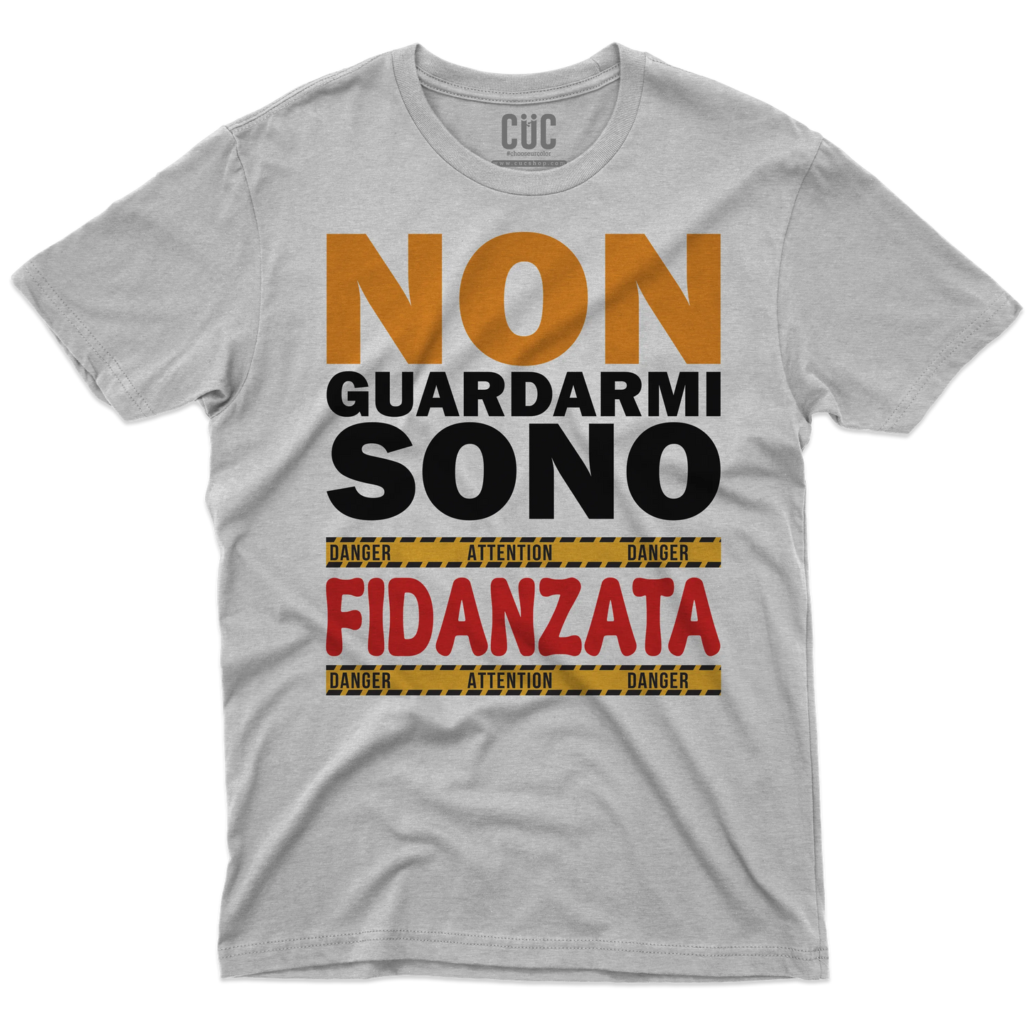 CUC T-SHIRT Non guardarmi sono fidanzata - SAN VALENTINO - Divertente - Regalo - #chooseurcolor