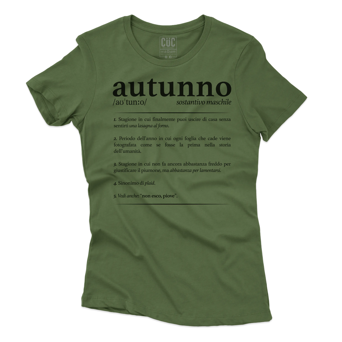 CUC T-SHIRT Definizione Autunno - AUTUNNO - Divertente - #chooseurcolor