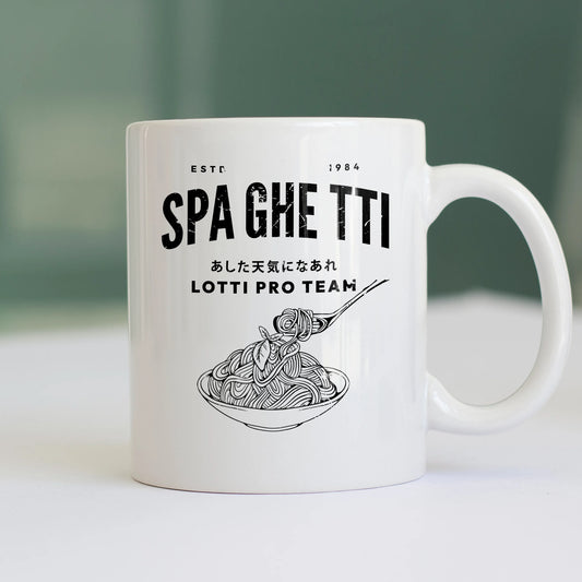 CUC TAZZA SPAGHETTI TEAM - LOTTI - TUTTI IN CAMPO CON LOTTI - ANIME MANGA #chooseurcolor