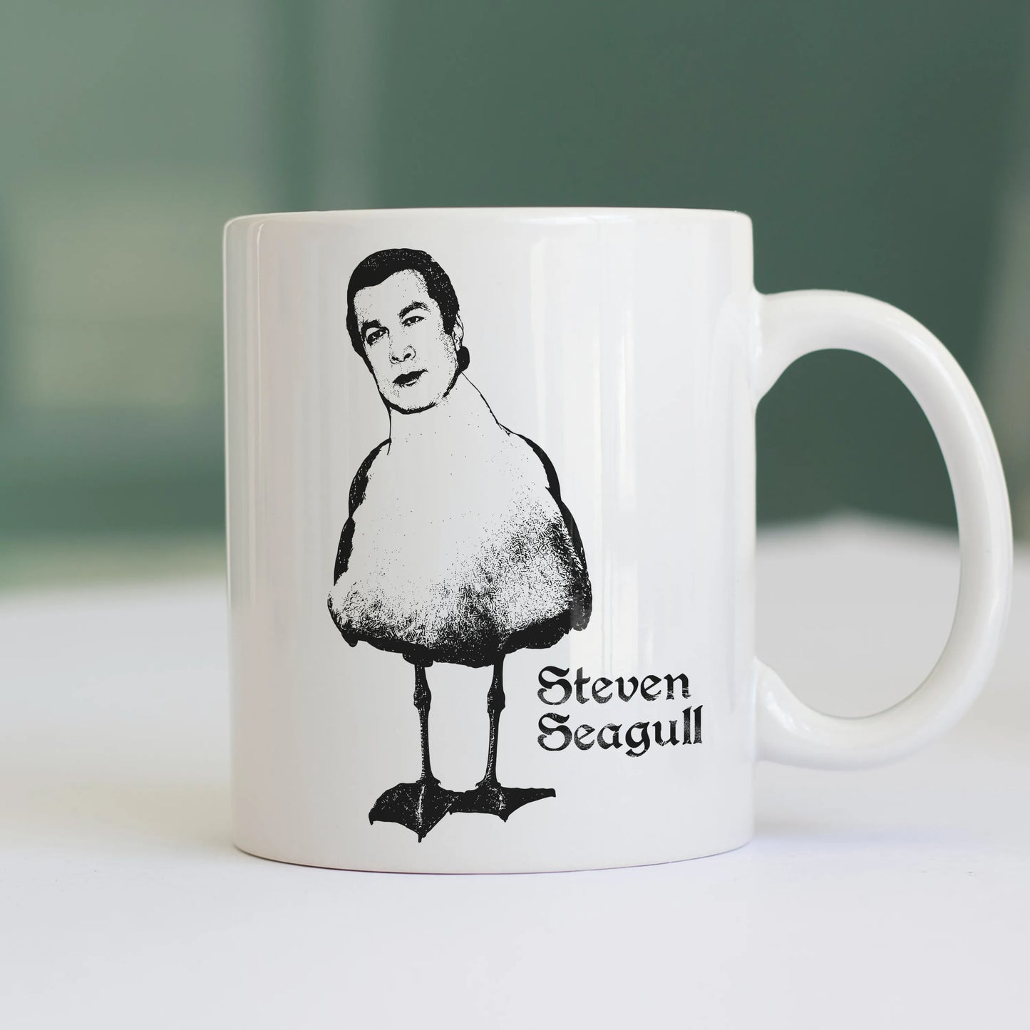 CUC TAZZA IN CERAMICA STEVEN SEAGULL - PERSONAGGI FAMOSI - Divertente - FILM - CINEMA - SEAGAL - #chooseurcolor
