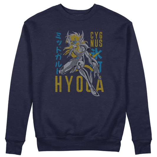 FELPA GIROCOLLO CIGNO HYOGA anime manga cult Blu #chooseurcolor