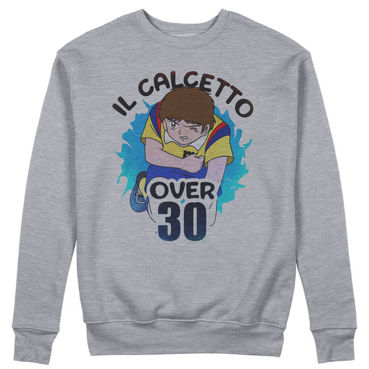 FELPA GIROCOLLO IL CALCETTO DOPO I 30 siamo tutti Julian Ross Grigio #chooseurcolor