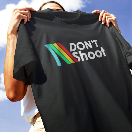 T-SHIRT DON'T SHOOT arc riders gioco dell'anno nerd gaming Nera #chooseurcolor