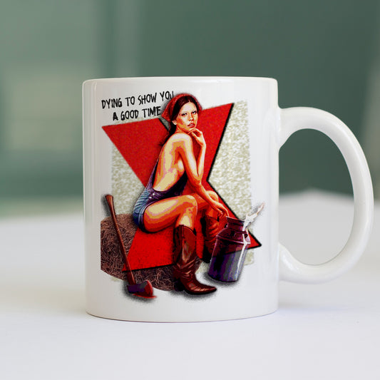 Tazza MIA GOTH X Ti West film Horror cult Bianca #chooseurcolor