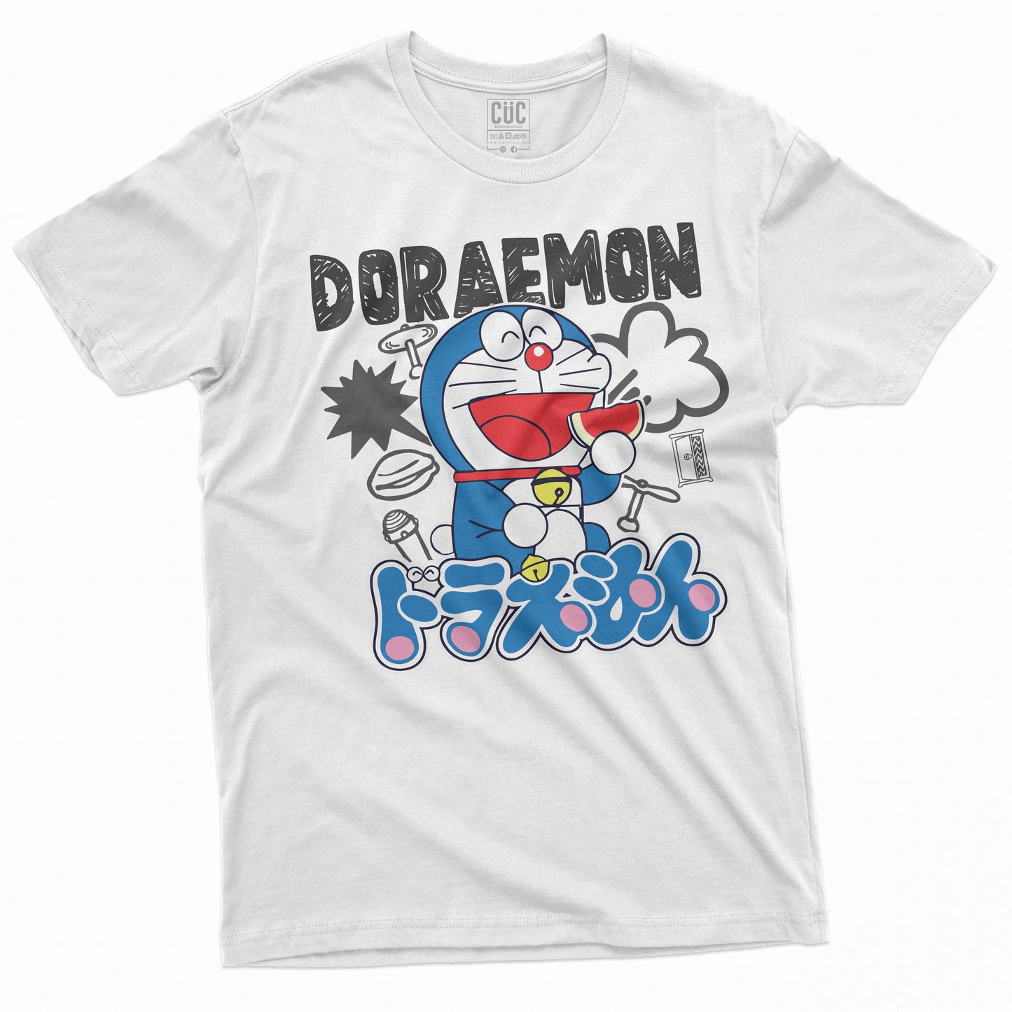 CUC T-Shirt Doraemon - Cartoon Anni 80/90 Cult - Nobita #chooseurcolor