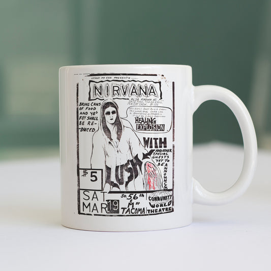 Tazza Kurt First Gig Poster #chooseurcolor