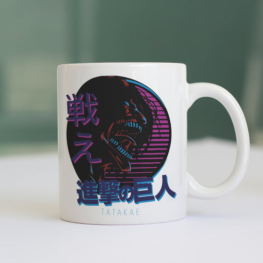 Tazza Tatakae - Attack on Titan - Boato della Terra #chooseurcolor