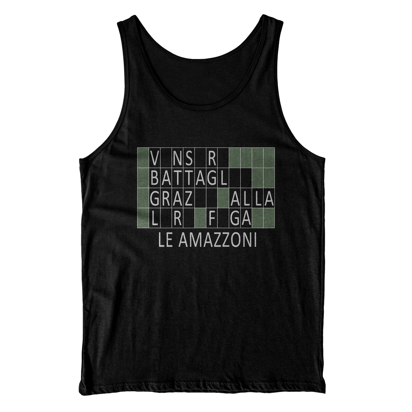 Canotta LE AMAZZONI DARK - La Ruota della Fortuna - Tv Cult #chooseurcolor