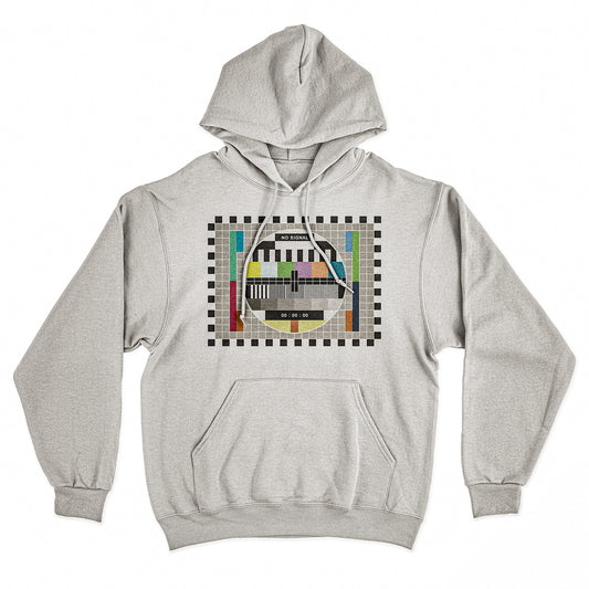 Felpa Cappuccio NO SIGNAL TV - Vintage - Retro Love #chooseurcolor