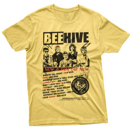 CUC T-Shirt BEEHIVE - Kiss me Licia - Rock Band #chooseurcolor