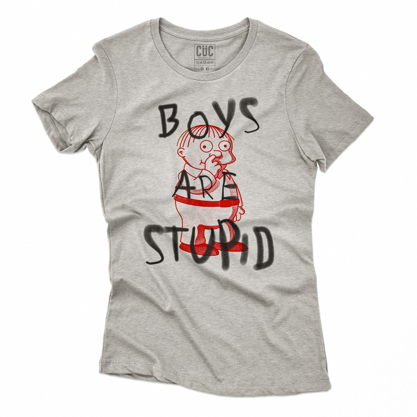CUC T-Shirt BOYS ARE STUPID 2 - Divertente #chooseurcolor