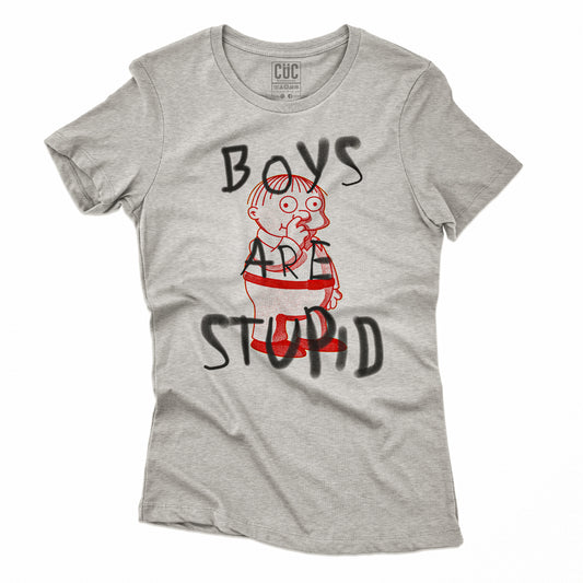 CUC T-Shirt BOYS ARE STUPID 2 - Divertente #chooseurcolor