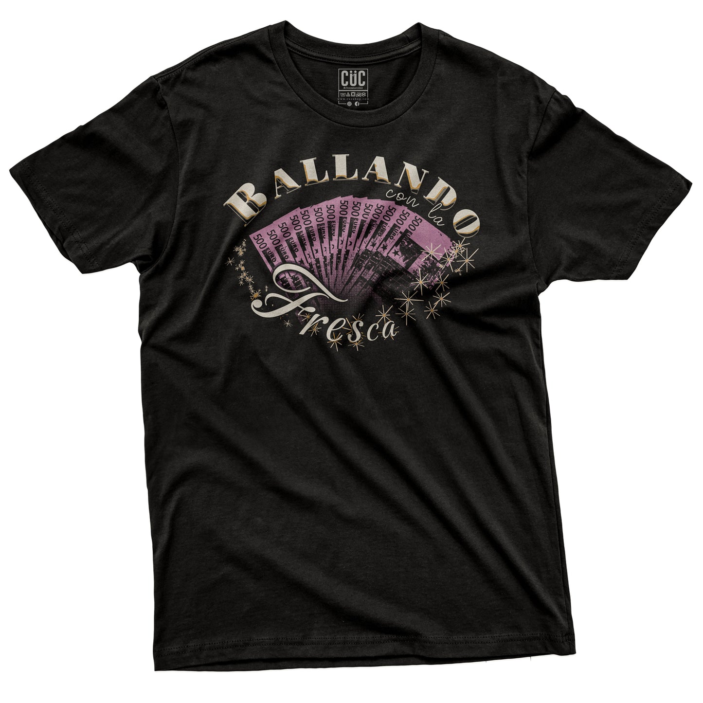 CUC T-Shirt BALLANDO CON - La Fresca - Divertente #chooseurcolor