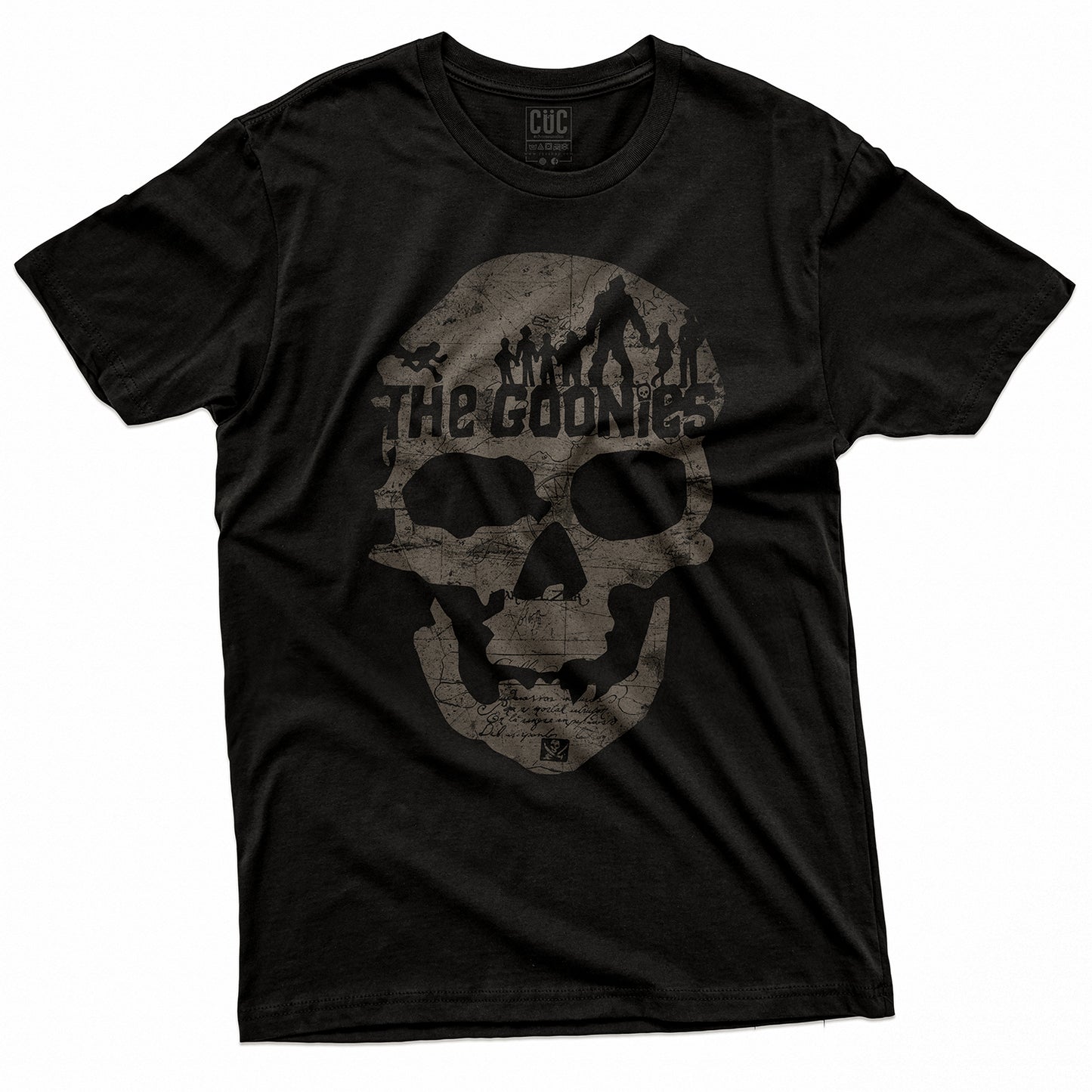 CUC T-Shirt THE GOONIES MAP - Skull - Cult Movies #chooseurcolor