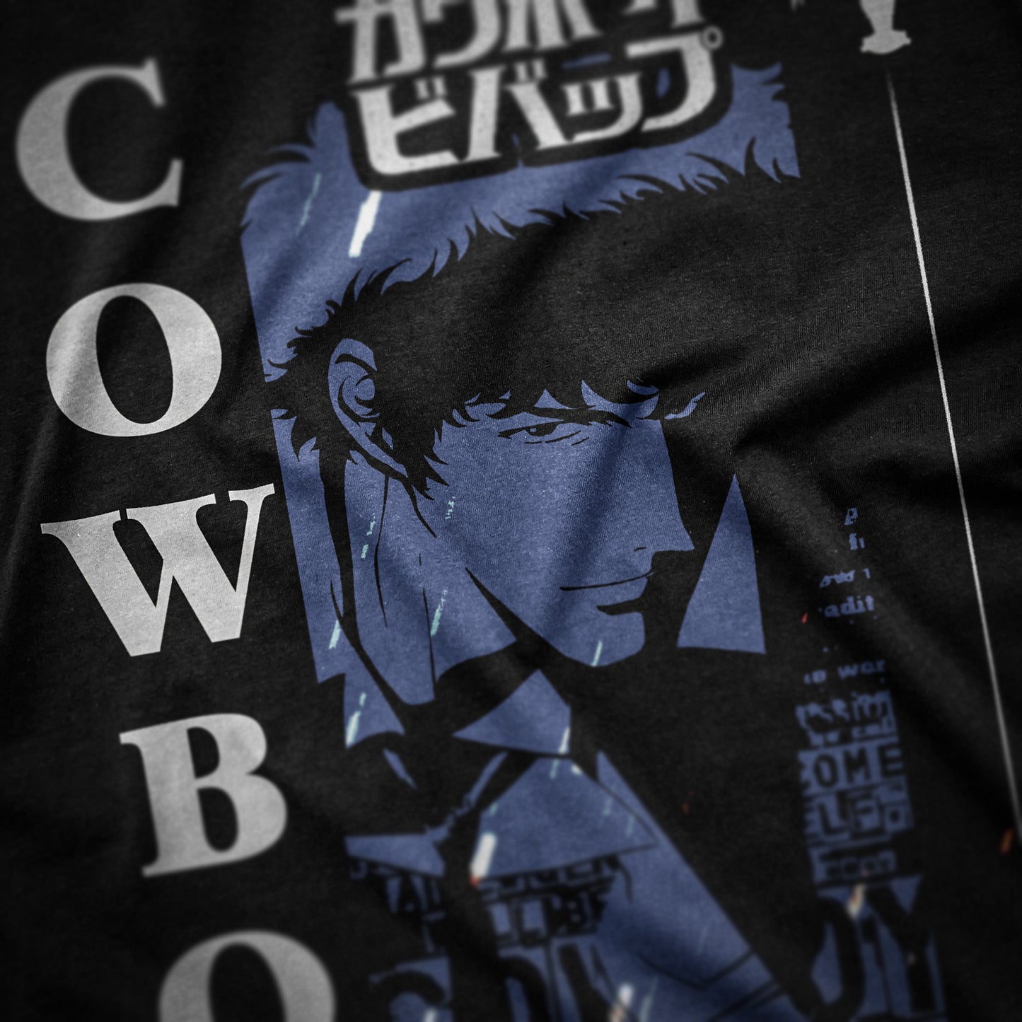CUC T-Shirt COWBOY BLUES - Cowboy B bop - Anime #chooseurcolor