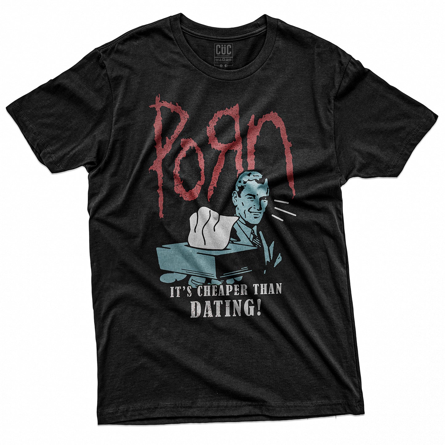 CUC T-Shirt PORN KORN - Divertente #chooseurcolor