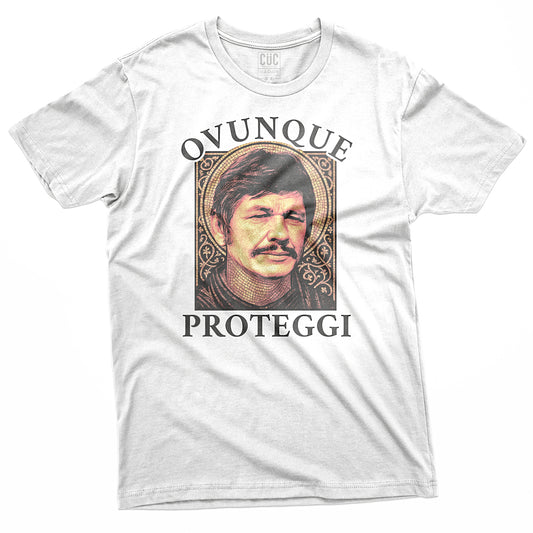 CUC T-Shirt CHARLES BRONSON PROTEGGI - Divertente - #chooseurcolor