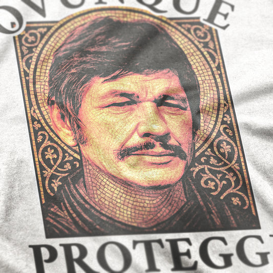 CUC T-Shirt CHARLES BRONSON PROTEGGI - Divertente - #chooseurcolor