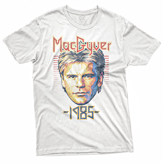 T-SHIRT MACGYVER 1985 Cult Serie Tv Vintage #chooseurcolor