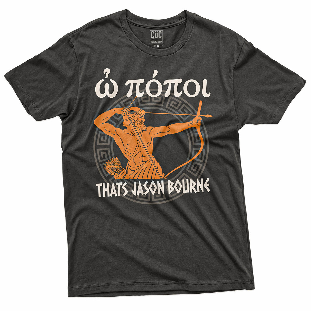 T-SHIRT CUC ODISSEO JASON BOURNE DARK - Ulisse Odissea - Cinema #chooseurcolor