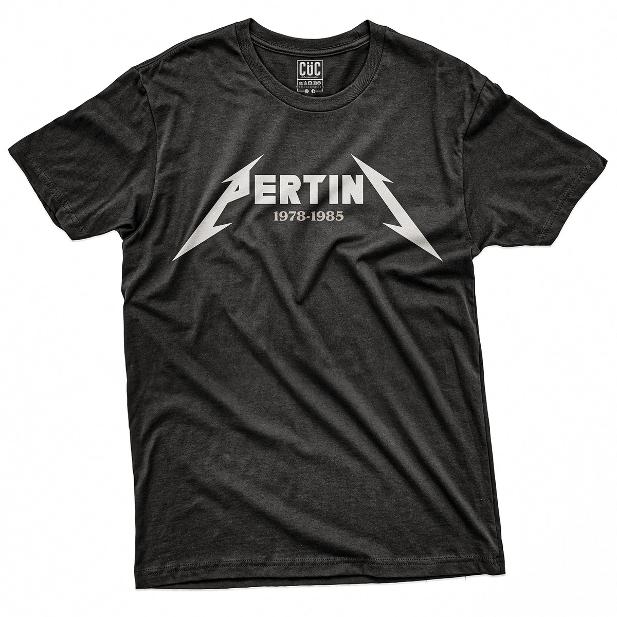 T-SHIRT CUC PERTINI HEAVY METAL Black - #chooseurcolor