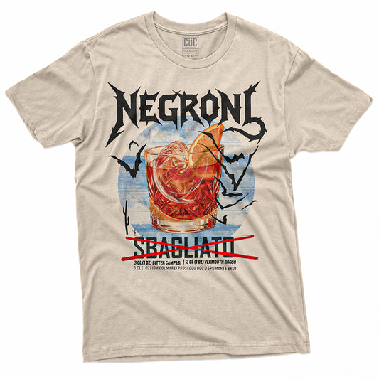T-SHIRT CUC NEGRONI SBAGLIATO - Paura e Delirio #chooseurcolor