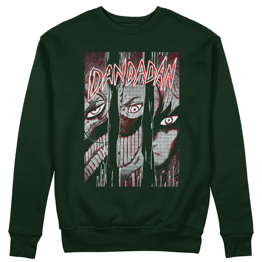 Felpa Girocollo unisex DANDADAN - trittico anime manga cult #chooseurcolor