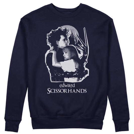 Felpa Girocollo unisex LOVE EDWARD - cult film Mani di Forbice Tim Burton #chooseurcolor