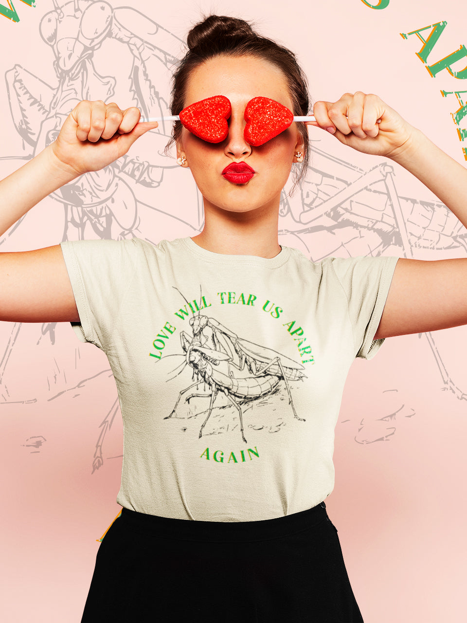 CUC T-Shirt LOVE WILL TEAR US APART - amantide religiosa #chooseurcolor