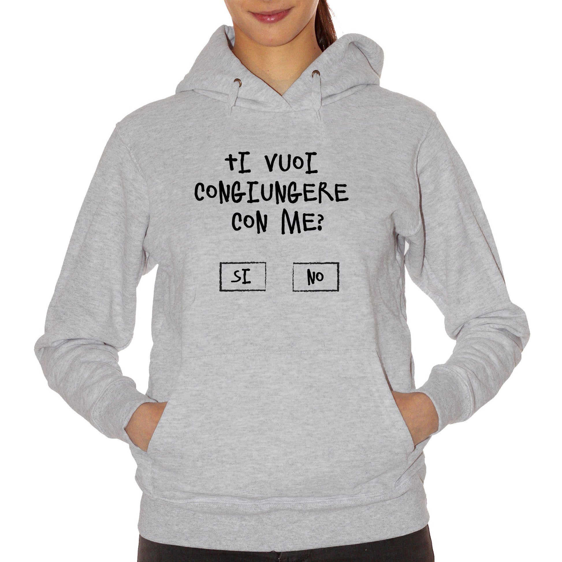 Gray Felpa Cappuccio Congiunti Domanda Divertente Lockdown - Social Choose ur color CucShop